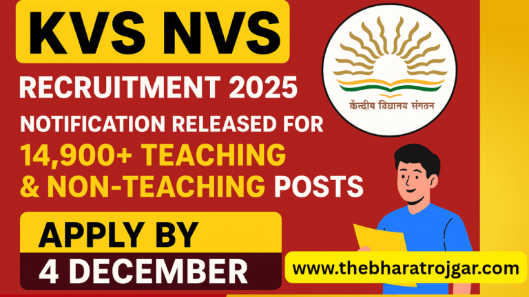 KVS NVS Recruitment 2025